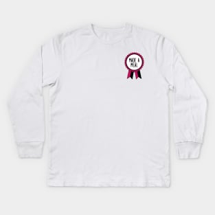 Made a Meal - Adulting Award Kids Long Sleeve T-Shirt